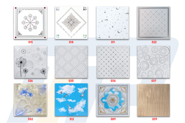 Các loại trần nhà bằng nhựa
