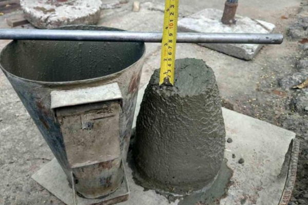 Độ sụt bê tông 