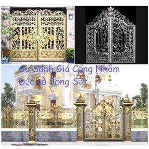 Nếu muốn đầu tư lâu dài hãy chọn nhôm đúc, còn ngân sách hạn chế thì sắt là lựa chọn hợp lý.