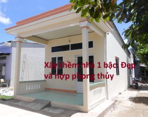 Thiết kế thềm nhà một bậc phù hợp với nhà cấp 4 và biệt thự.