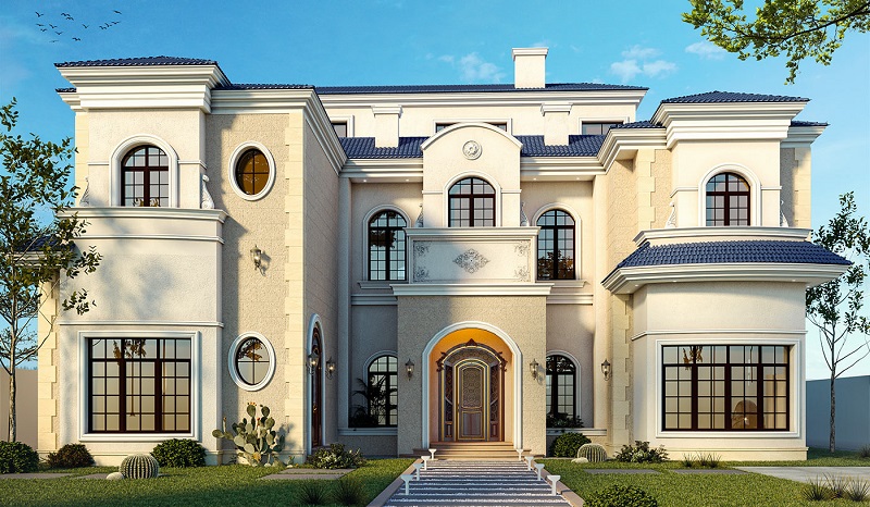 Biệt thự cổ điển Châu Âu 3 tầng