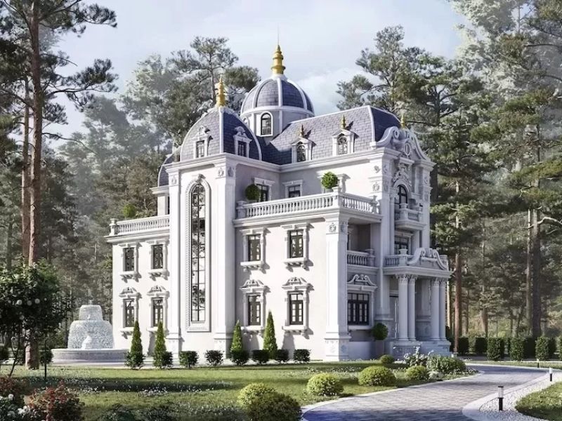 Biệt thự cổ điển Châu Âu 